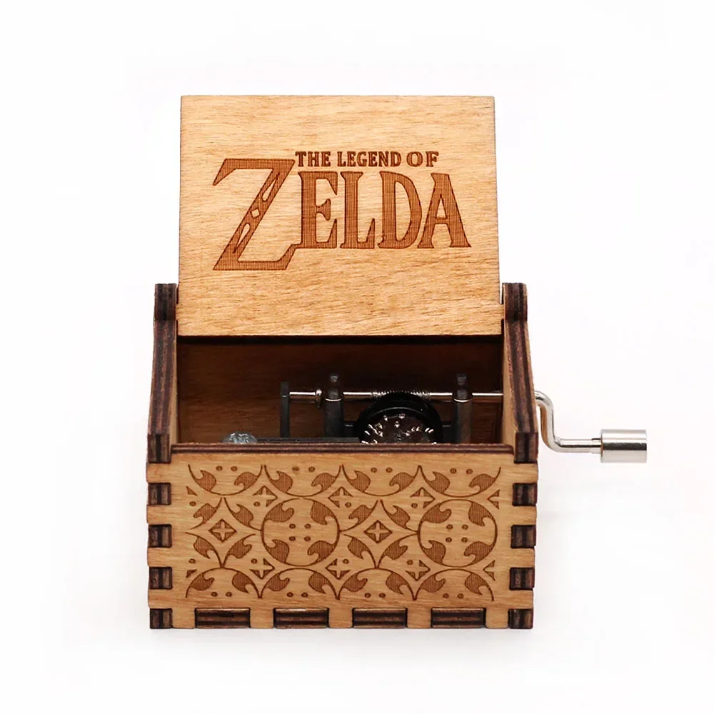 Musical Instrument Zelda - صندوق موسيقى خشبي إبداعي بتصميم أنمي