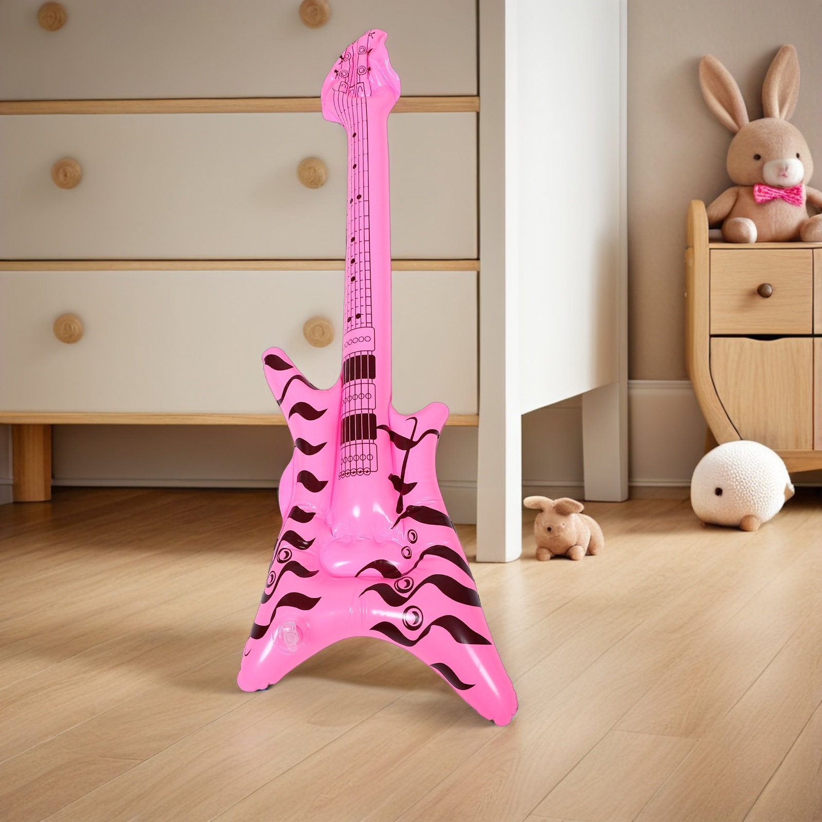 Musical Instrument You Blow - جيتار روك آند رول قابل للنفخ،