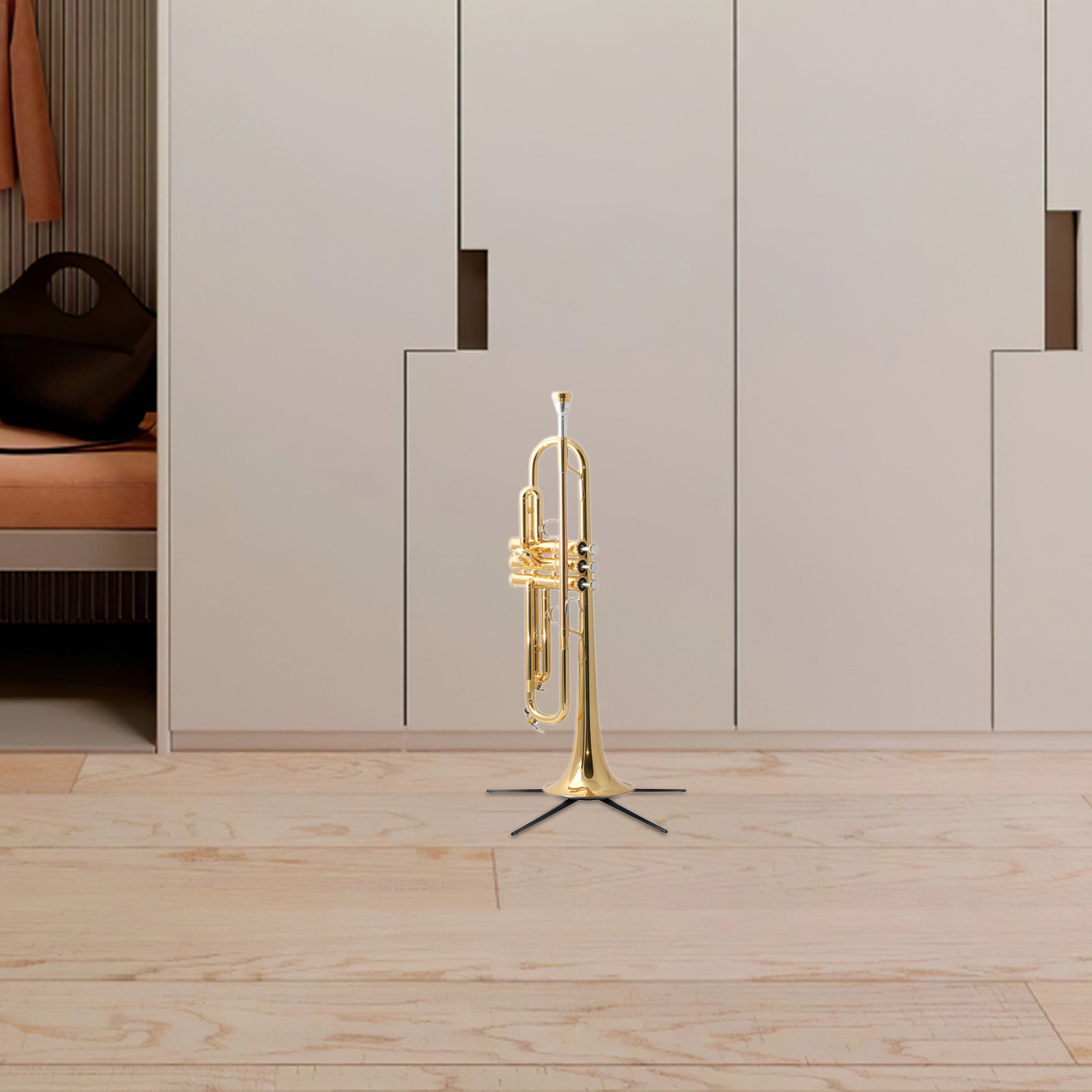 Musical Instrument Trumpet - حامل ترومبيت محمول قابل للطي بخمسة