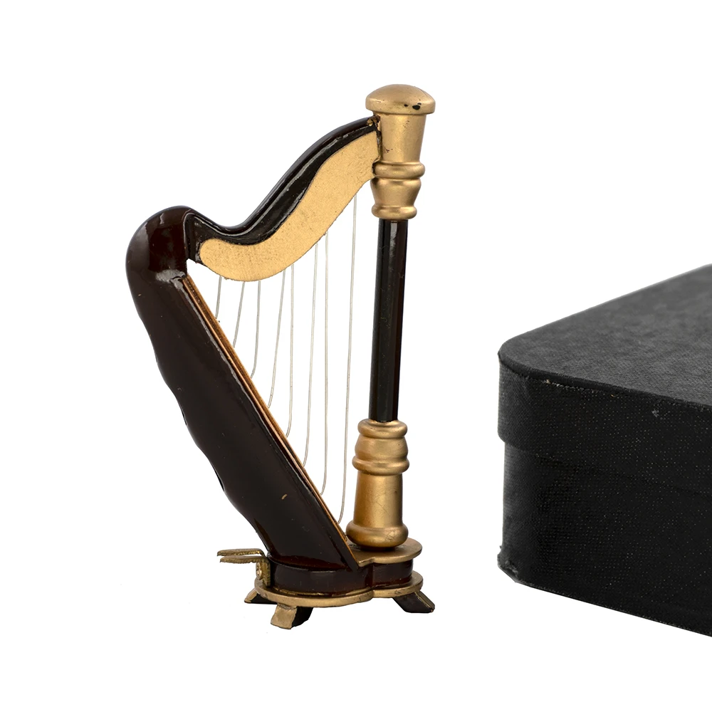 Musical Instrument I Play - نموذج قيثارة خشبي مصغر آلة موسيقية