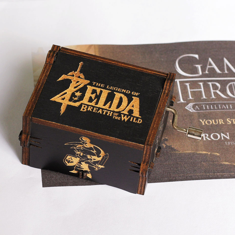 صندوق موسيقى خشبي إبداعي بتصمي - مراجعة Musical Instrument Zelda وسعره