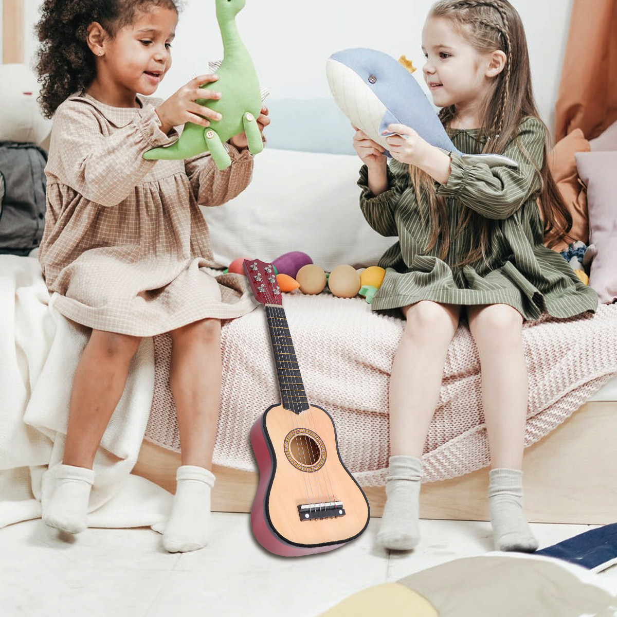 جيتار أكوستيك للأطفال مقاس 21  - مراجعة Musical Instrument I Play وسعره