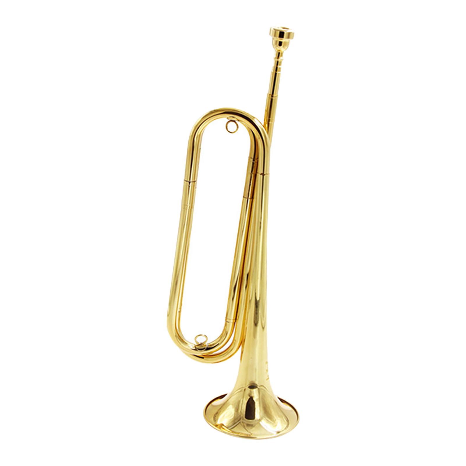 بوق الفرسان النحاسي النفخ، قطع - مراجعة Musical Instrument Trumpet وسعره