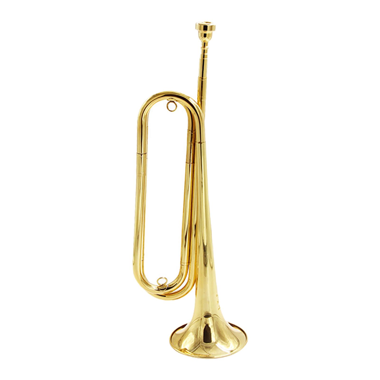 بوق الفرسان النحاسي النفخ، قطع - مراجعة Musical Instrument Trumpet وسعره