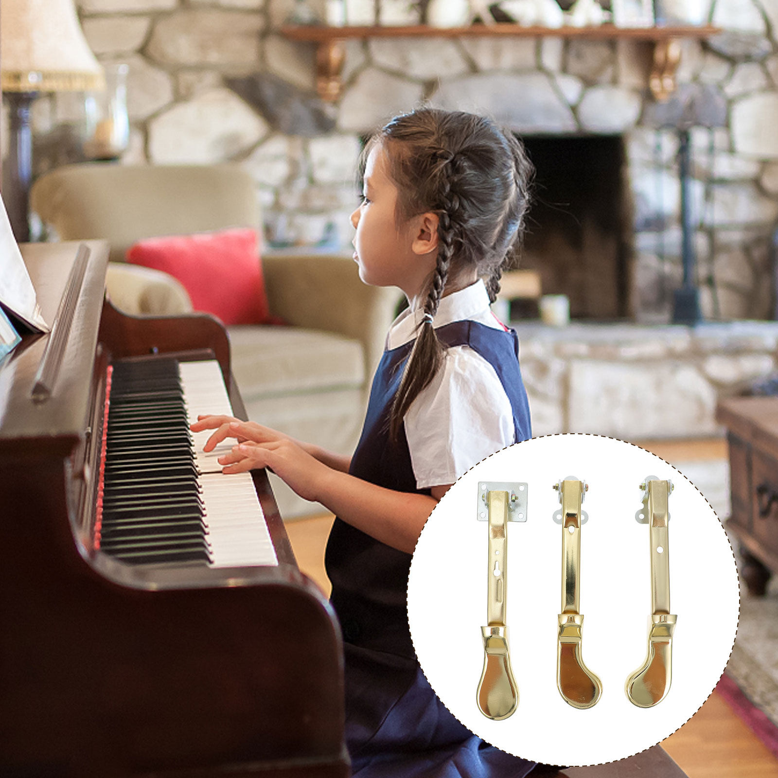 3 قطع دواسات بيانو معدنية للبي - مراجعة Musical Instrument Like Piano وسعره