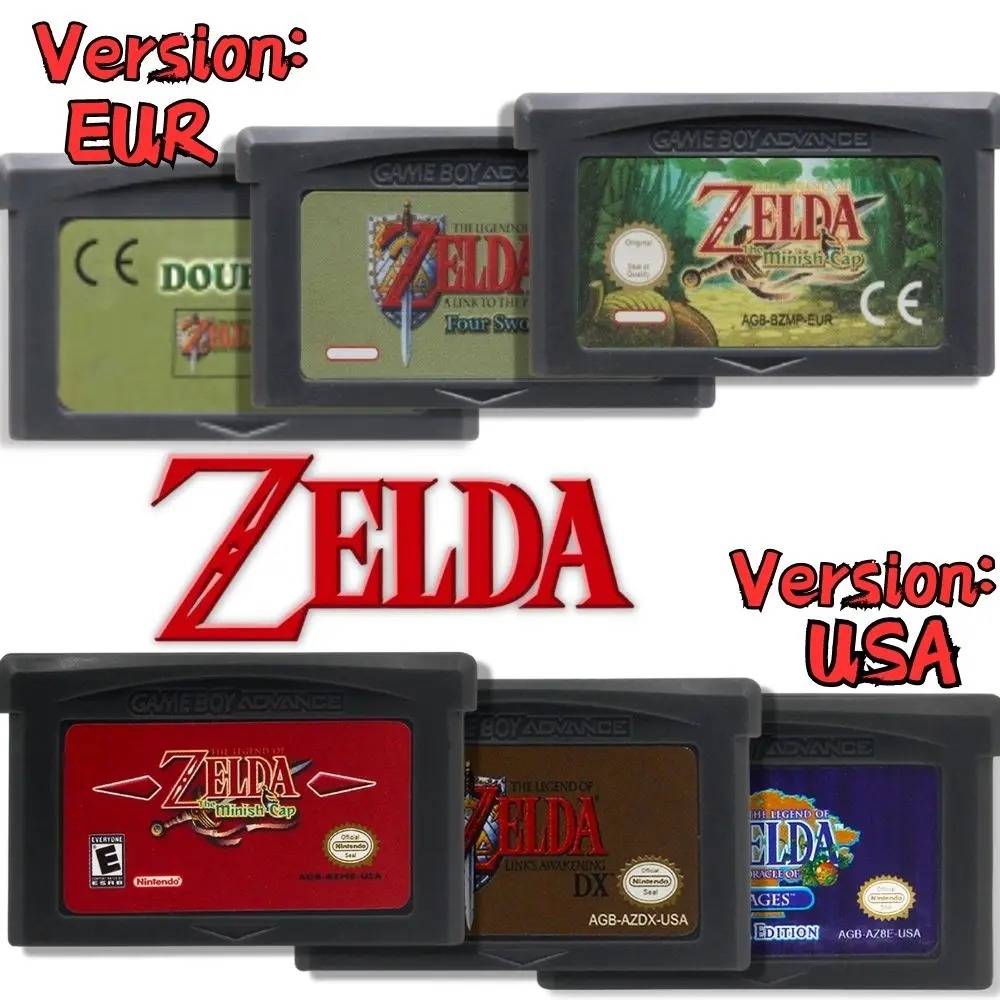 بطاقة ألعاب GBA 32 بت لجهاز أل - مراجعة Musical Instrument Zelda وسعره