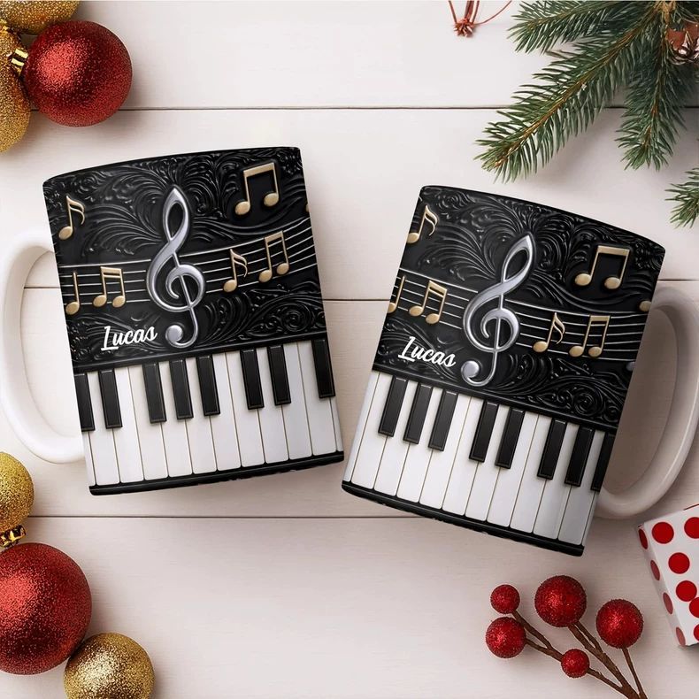 كوب سيراميك على شكل بيانو مخصص - مراجعة Musical Instrument And Names وسعره