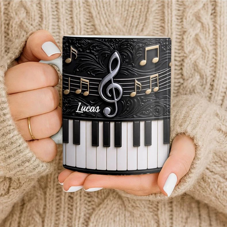 كوب سيراميك على شكل بيانو مخصص - مراجعة Musical Instrument And Names وسعره