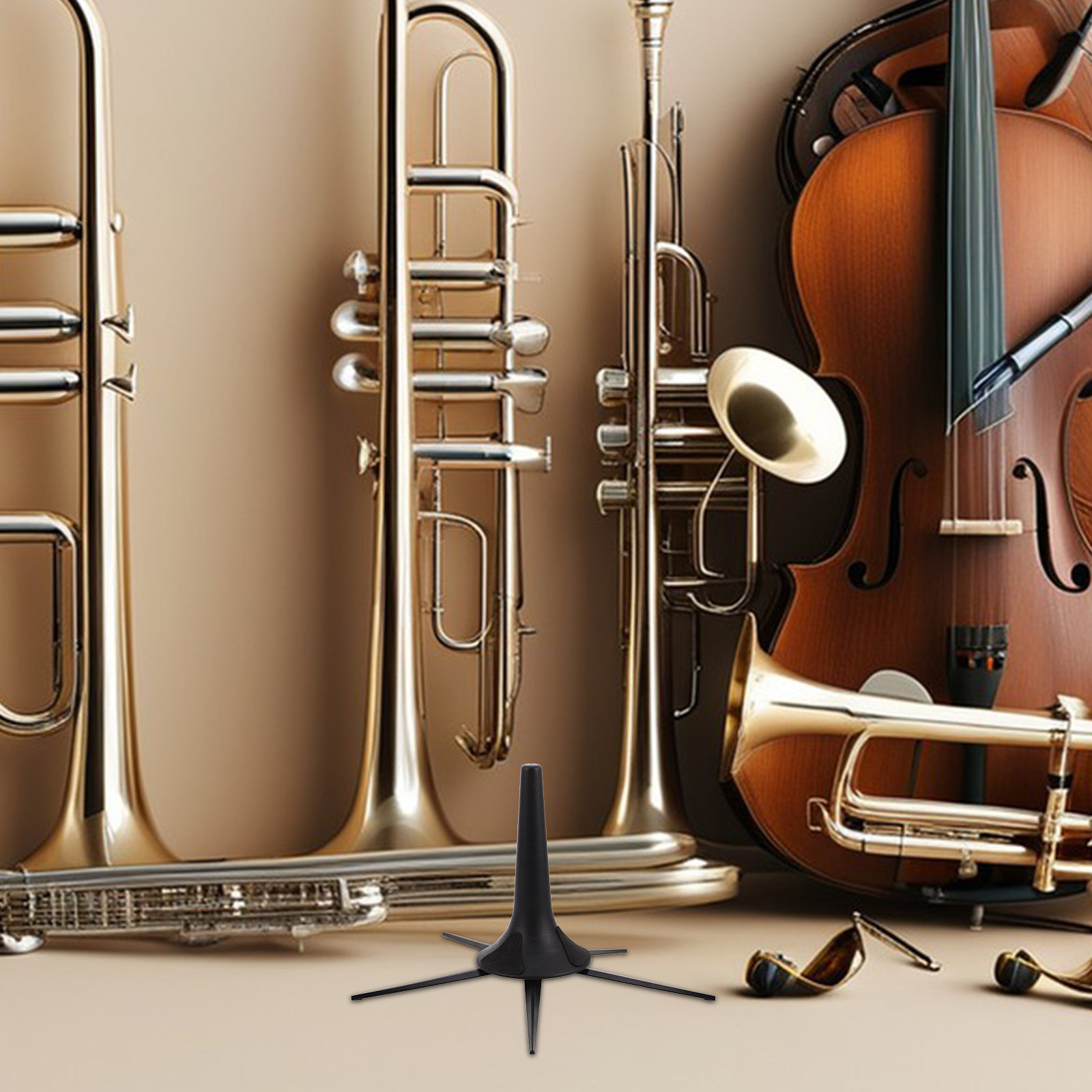 حامل ترومبيت محمول قابل للطي ب - مراجعة Musical Instrument Trumpet وسعره