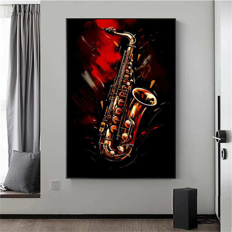 لوحات فنية تجريدية ملونة بدون  - مراجعة Musical Instrument Photo وسعره